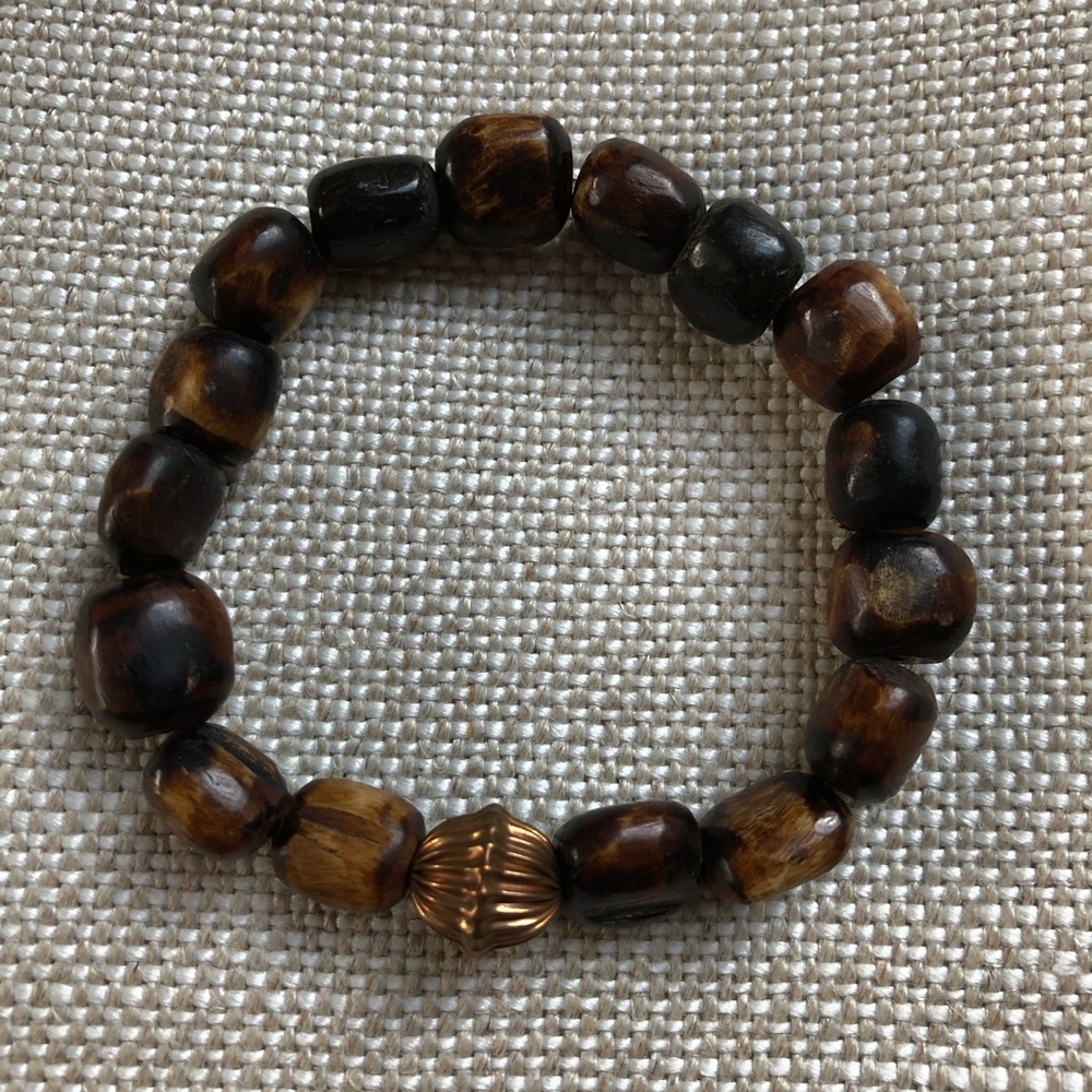 Sisco Bracelet Brown Stackable Tiger Eye Beads - image 1